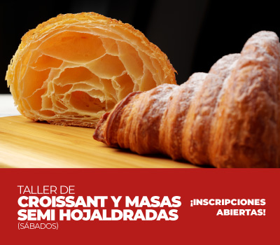 TALLER DE CROISSANT Y MASAS SEMI HOJALDRADAS