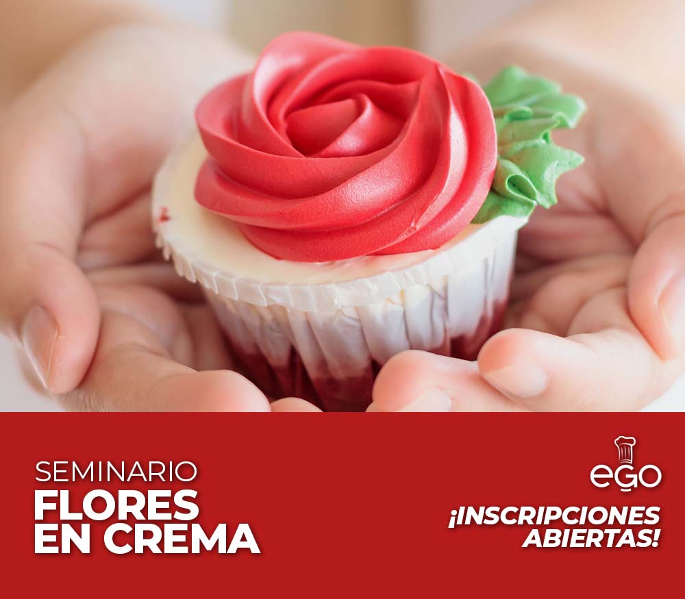 TALLER  DE FLORES EN CREMA