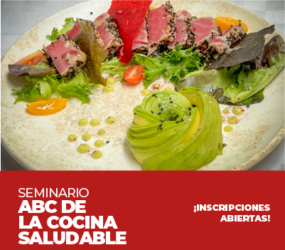 SEMINARIO ABC DE LA COCINA SALUDABLE - CONSEJOS DE UNA NUTRICIONISTA SABADOS