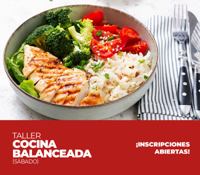 TALLER DE COCINA BALANCEADA (Sábado)
